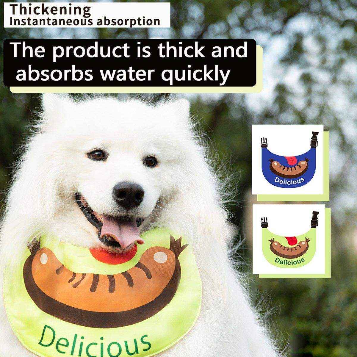 Dirty Cat Slippery Towel Outgoing Slippery Towel Pet Accessories Pet Bib Cotton Dog Slippery Towel - Image 4