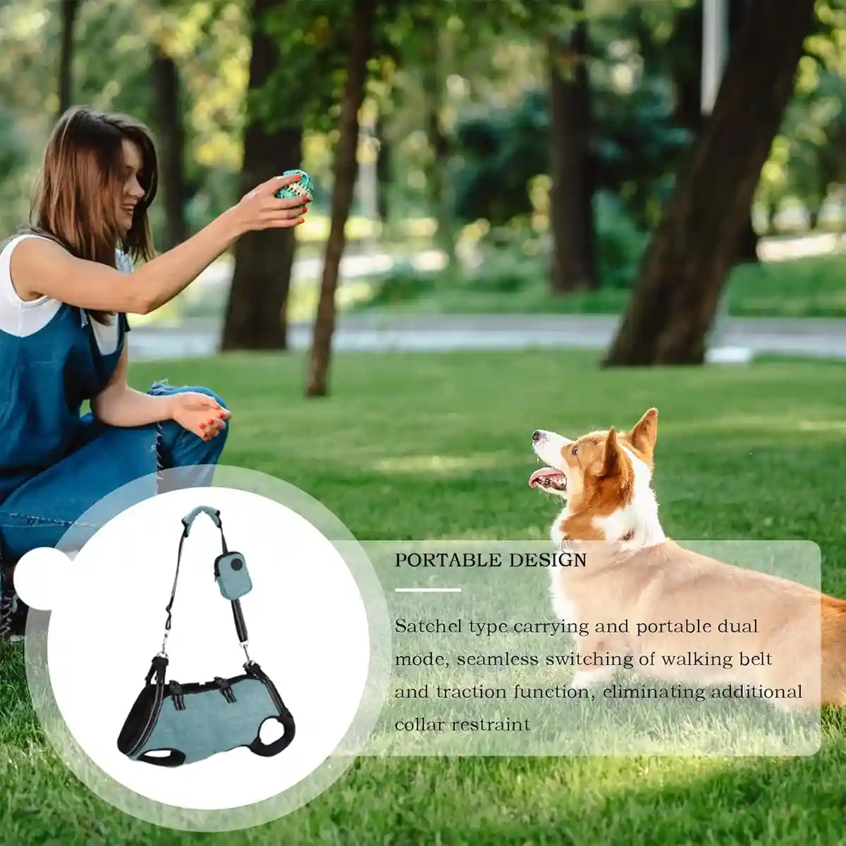Adjustable Dog Harness Full-Body Support Lift Vest - Image 11