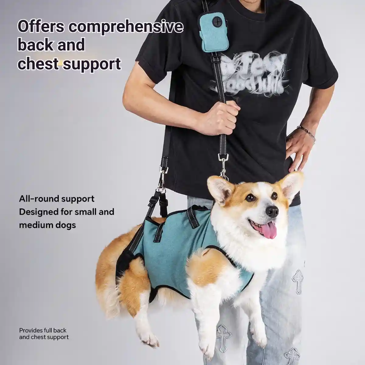 Adjustable Dog Harness Full-Body Support Lift Vest - Image 5