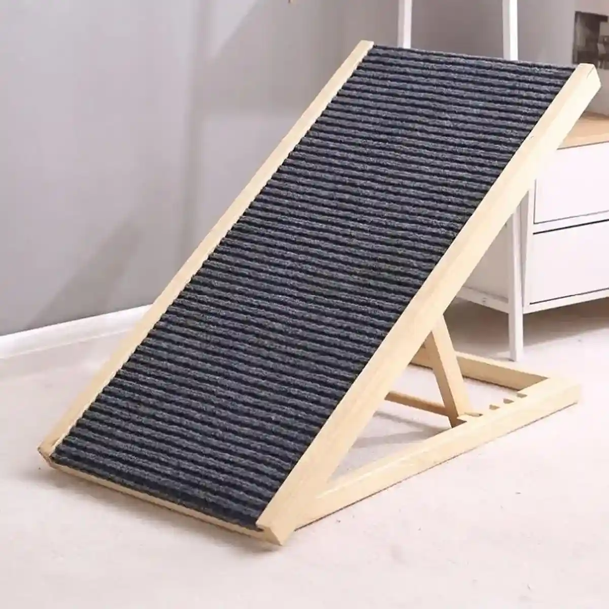 Adjustable Dog Ramp for Small Dogs Wooden Ramp with Non-Slip Surface - Image 12