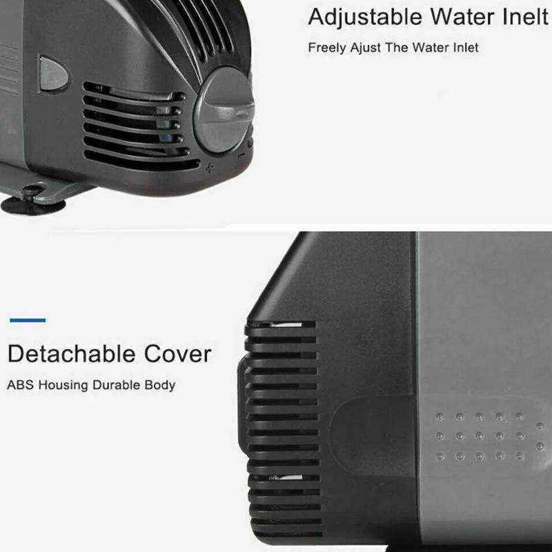 Adjustable Flow Aquarium Air Pump Quiet Fish Tank Oxygen Pump & Bubbler - Image 8