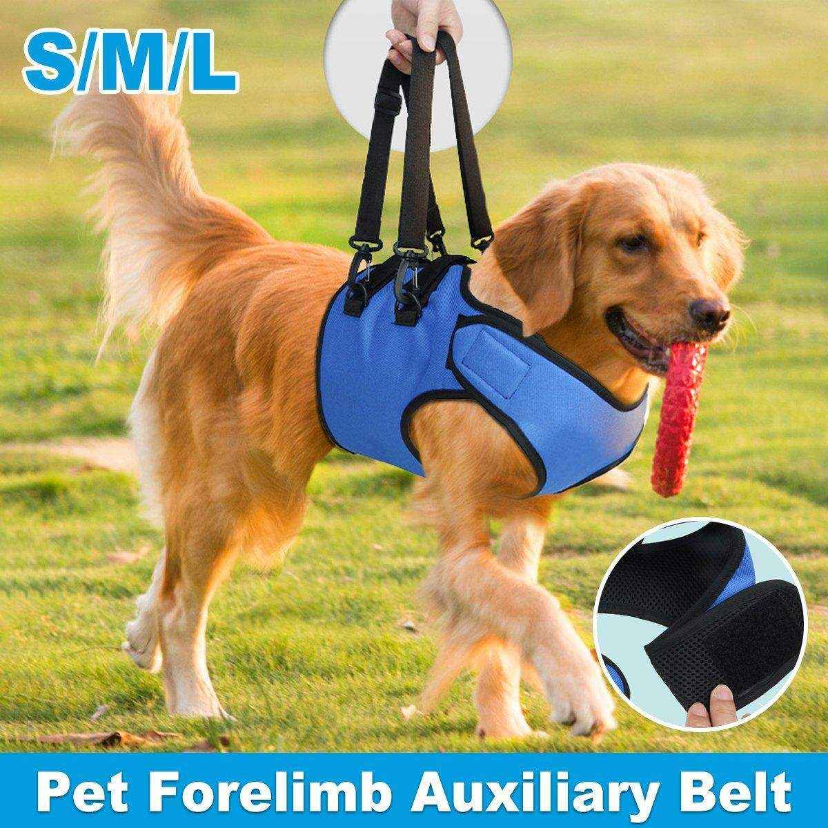 Adjustable Forelimb Support Dog Vest for Mobility and Recovery