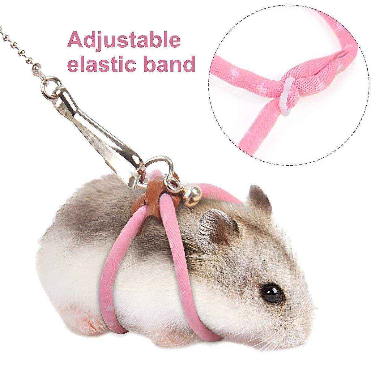 Adjustable Hamster Harness Set – Secure & Comfortable Pet Walking Gear - Image 9