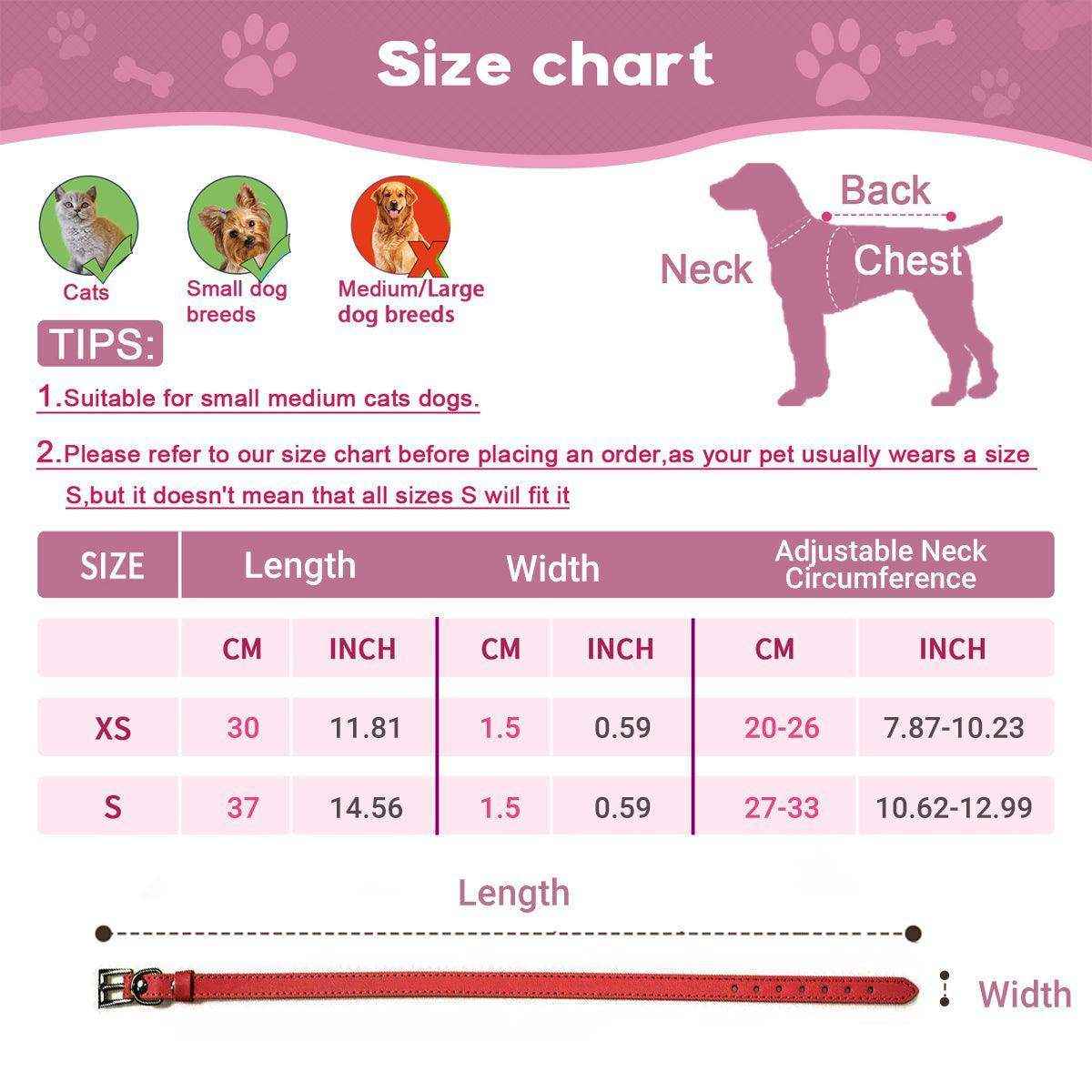 Adjustable Leather Pet Collar for Dogs & Cats Durable PU Leather in 3 Colours - Image 11