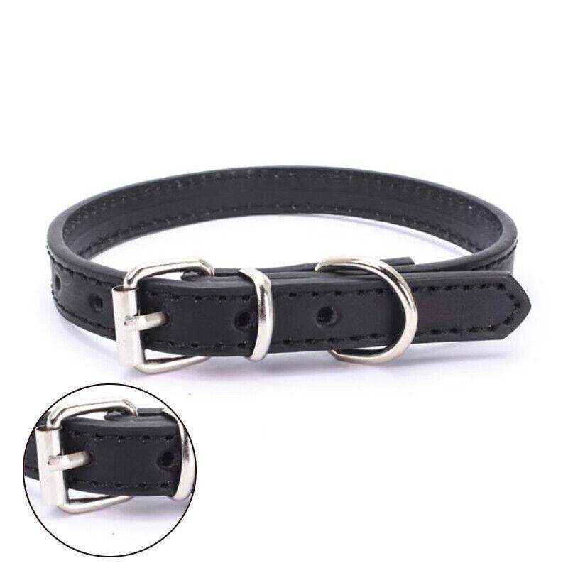 Adjustable Leather Pet Collar for Dogs & Cats Durable PU Leather in 3 Colours - Image 13