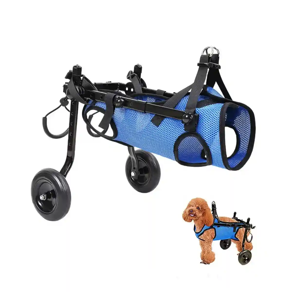 Adjustable Pet Wheelchair for Disabled Dogs and Cats (5.5–10kg) - Image 6