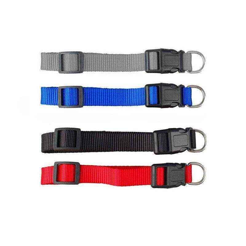 Adjustable Puppy Collar & Dog Collar Soft Durable Nylon in 5 Colours - Image 9