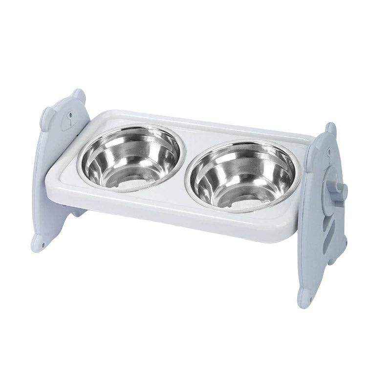Adjustable Raised Pet Bowl with 3 Heights & 15° Tilted Design - Image 13