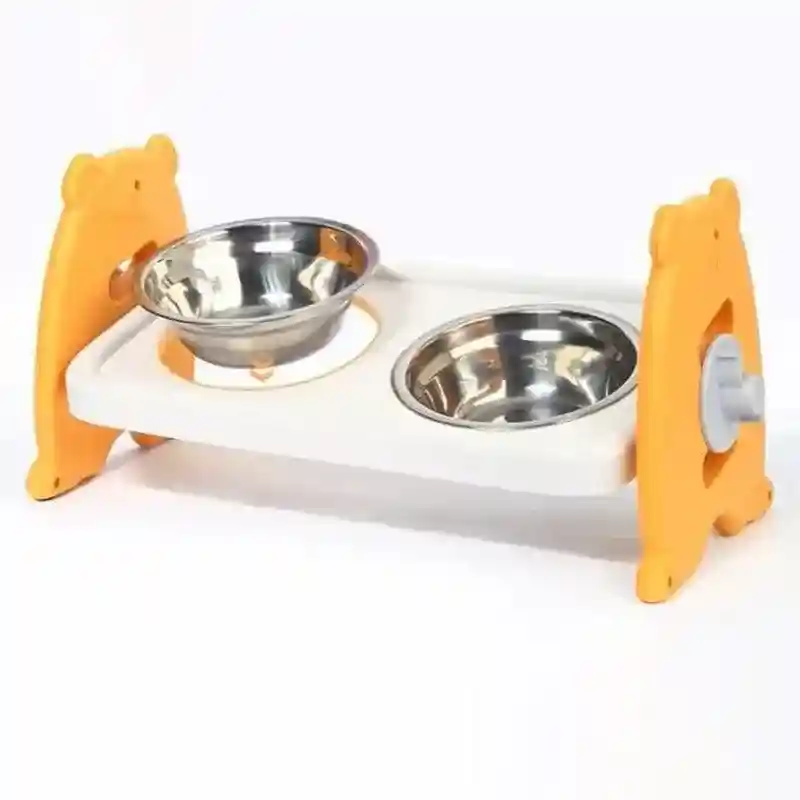 Adjustable Raised Pet Bowl with 3 Heights & 15° Tilted Design - Image 8