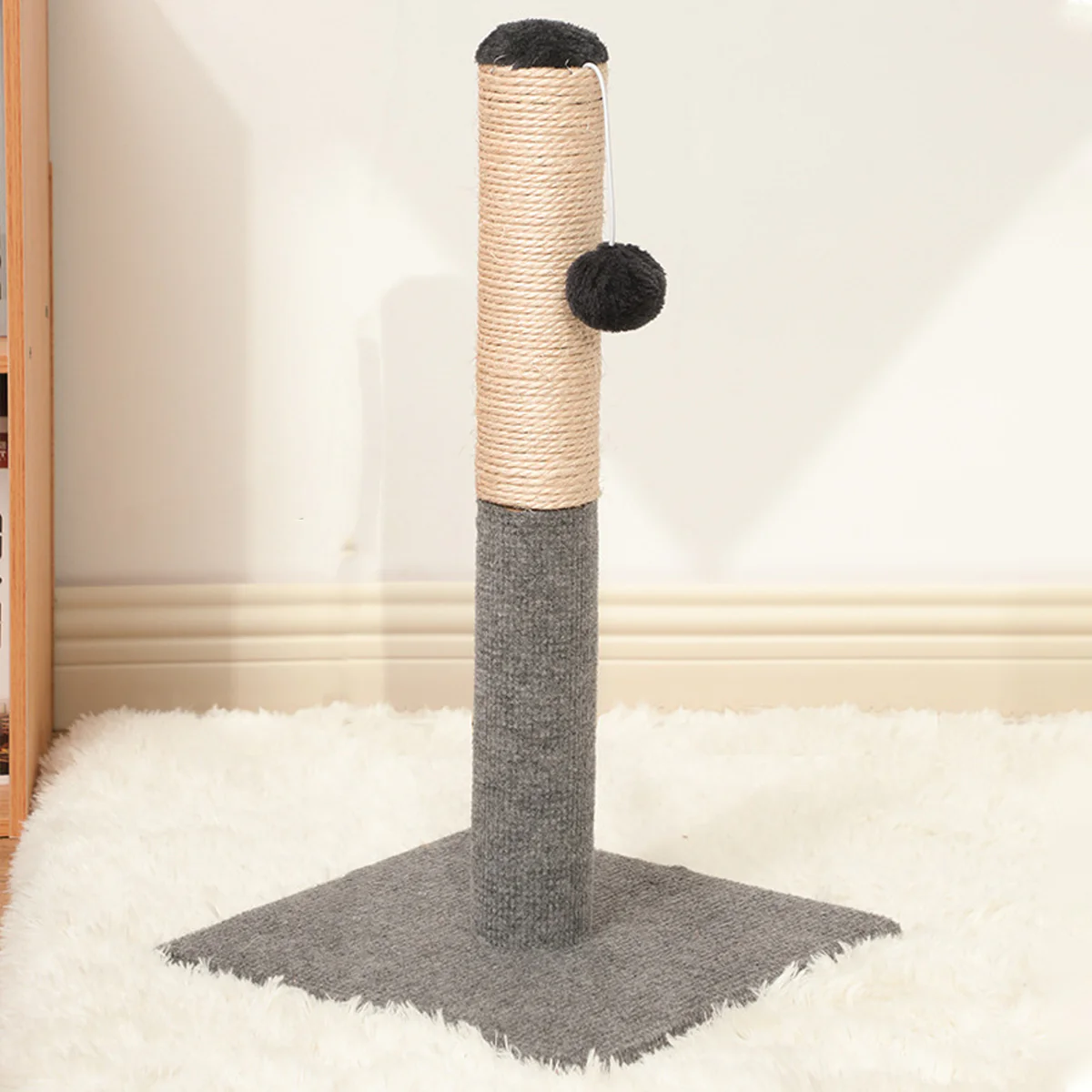 Adjustable Sisal Cat Scratching Post With Toy Ball - Image 7