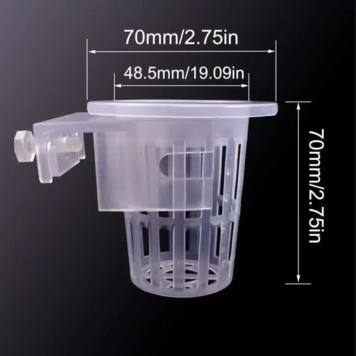 Adjustable Wall Mounted Aquatic Plant Cup for Emersed Plants and Water Grass - Image 5