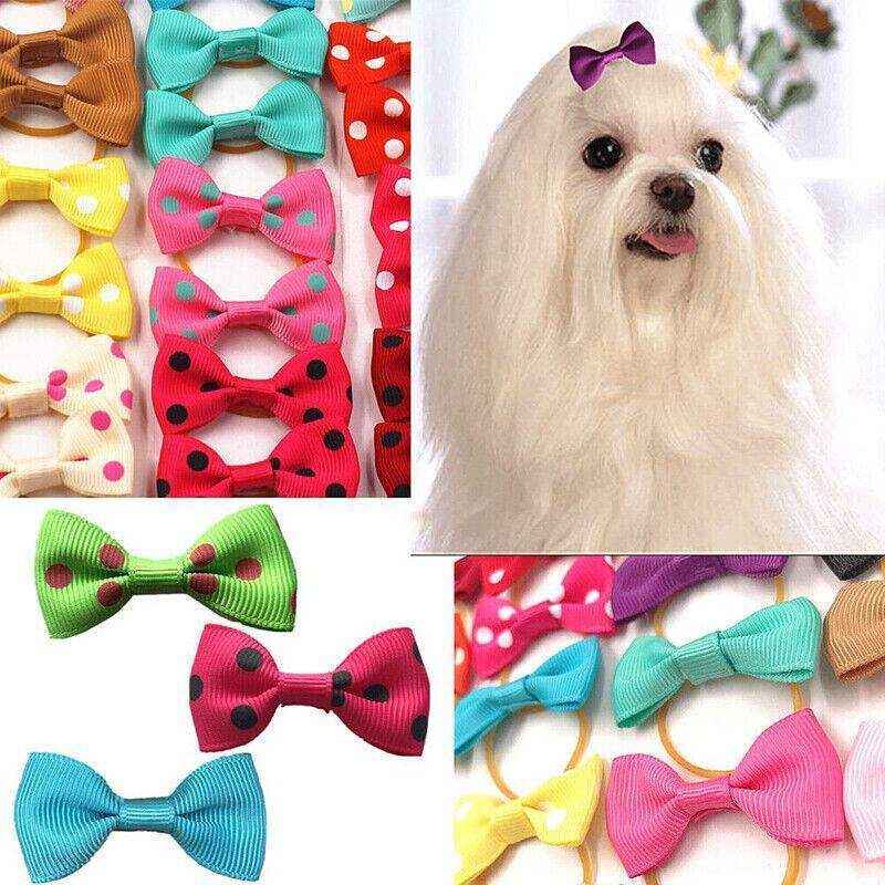 20pcs Pet Cat/Dog Hair Bows - Image 6