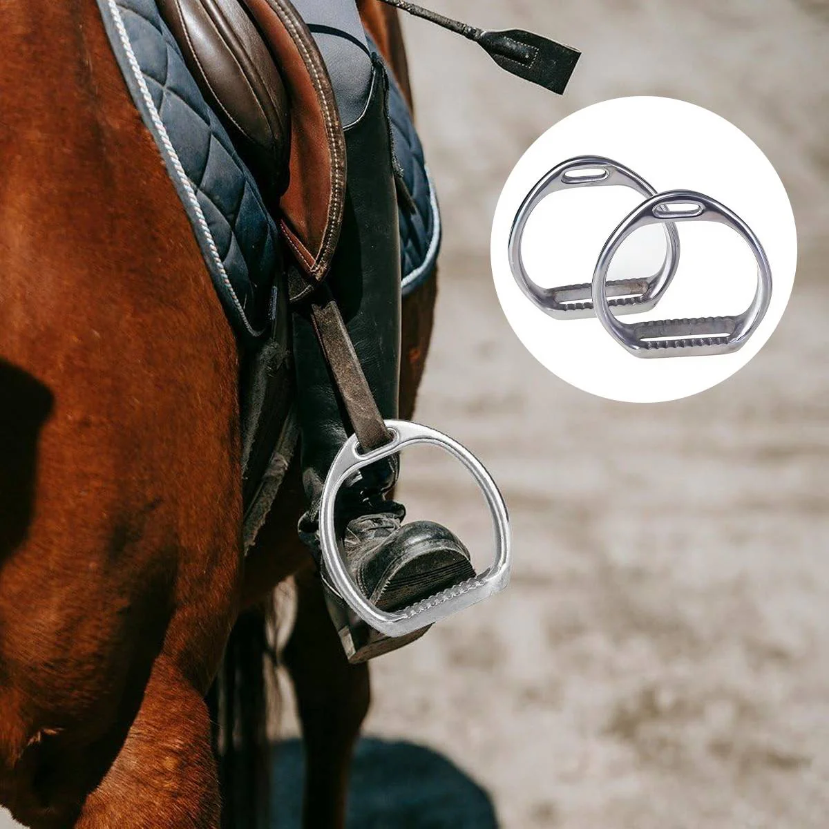 Aluminum Horse Stirrups (2PCS) - Image 9
