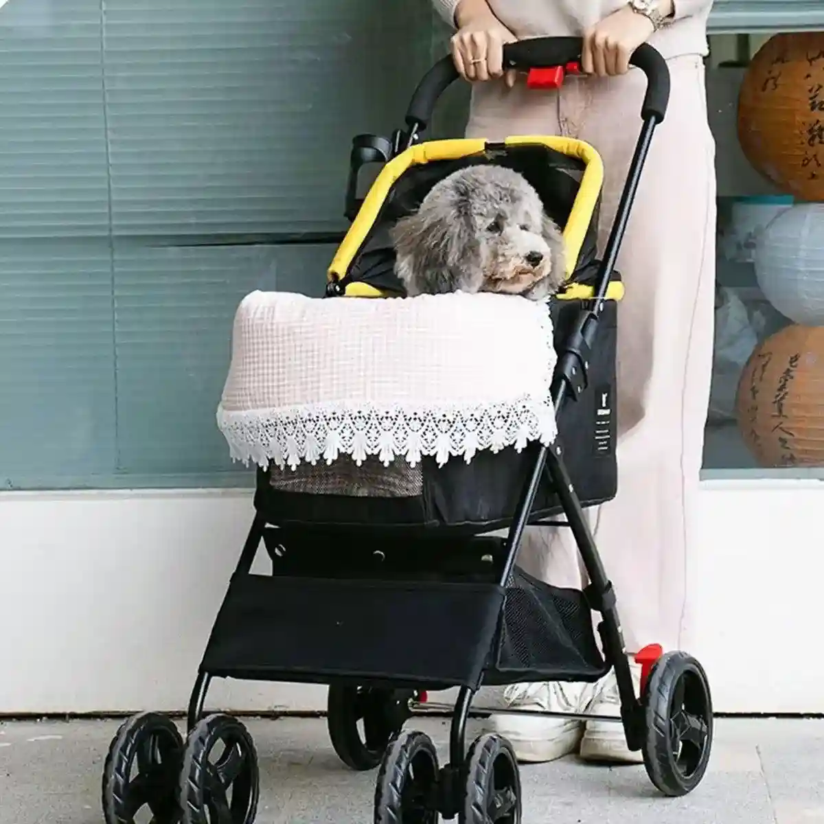 Anti Dirt Pet Car Mats for Cats and Dogs Pushchair Stroller Edge Protector Mat - Image 12