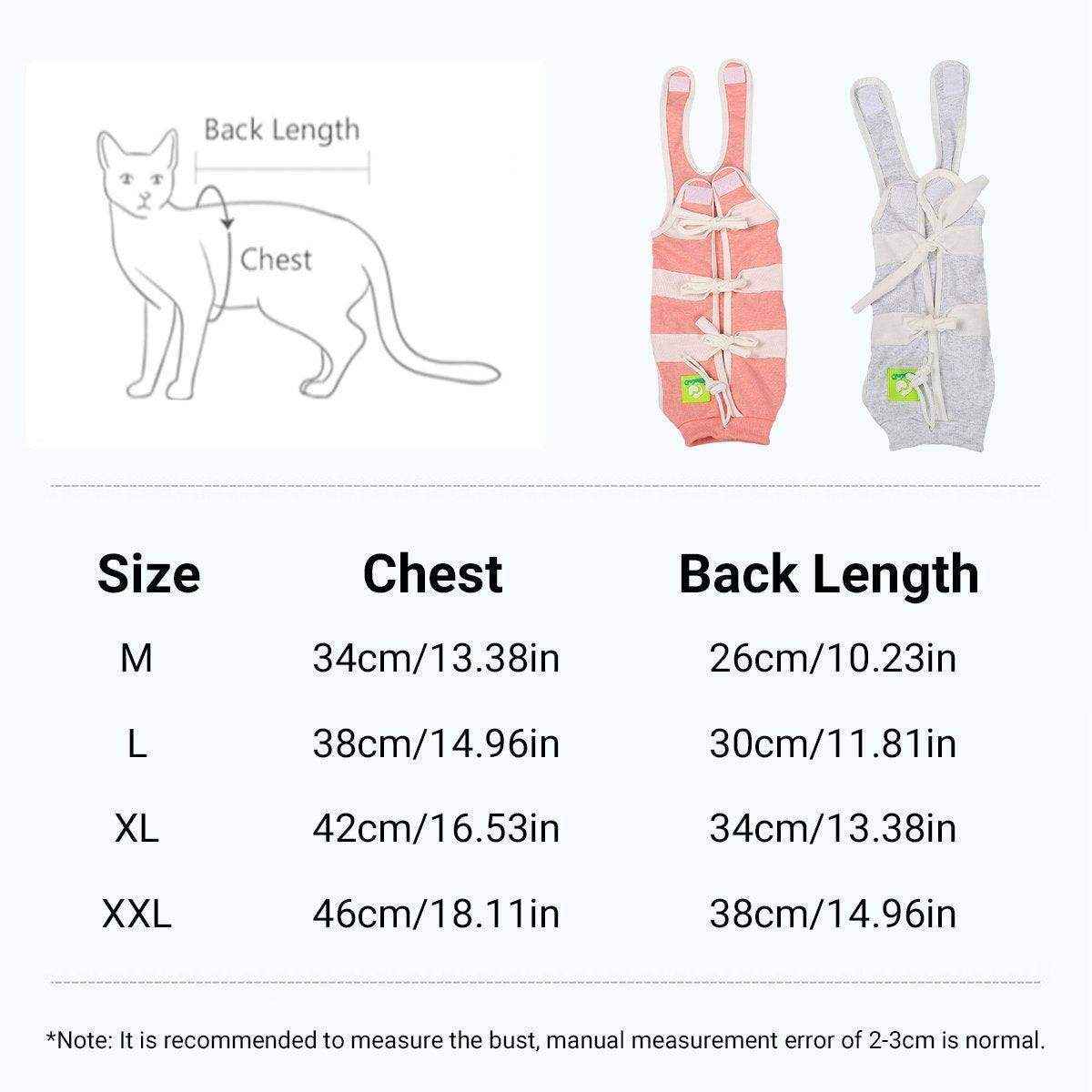 Breathable Anti-Slip Anti-Scratch Pet Neutering Recovery Suit for Cats and Dogs - Image 13