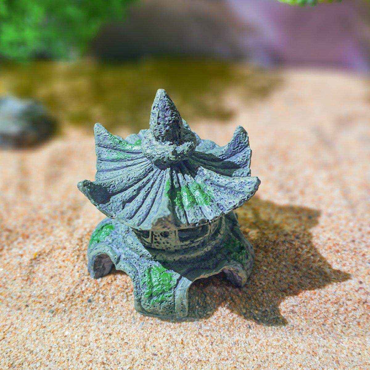 Antique Style Resin Lighthouse for Aquariums - Image 4