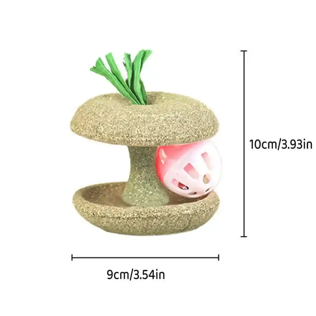 Apple Core Catnip Ball Toy for Interactive Play & Dental Health - Image 10