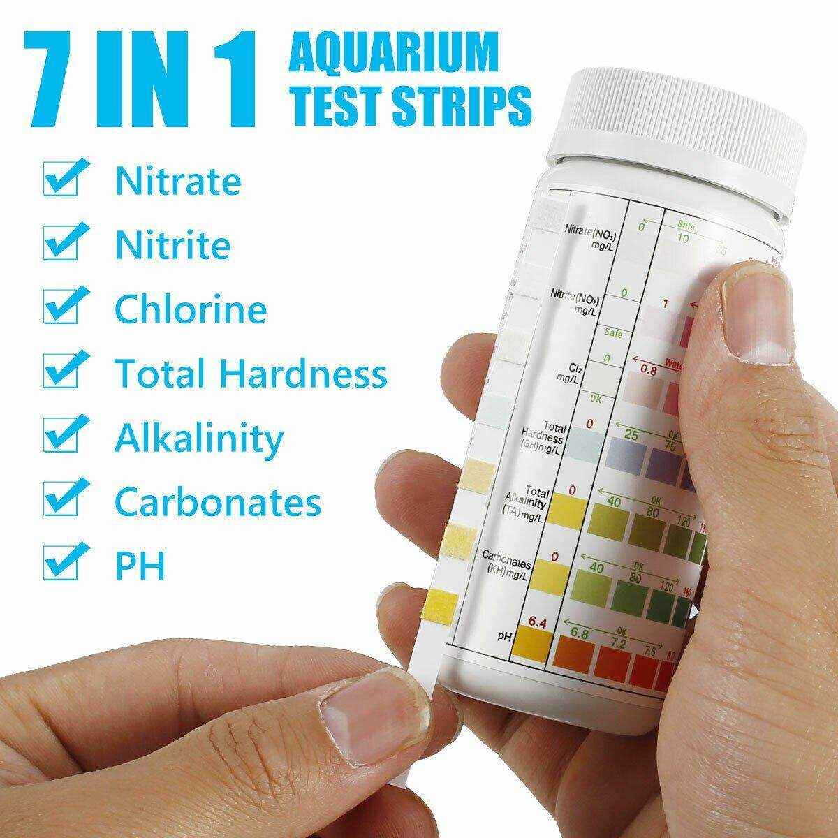 100pcs Comprehensive Aquarium Care with 7-in-1 Test Strips - Image 11