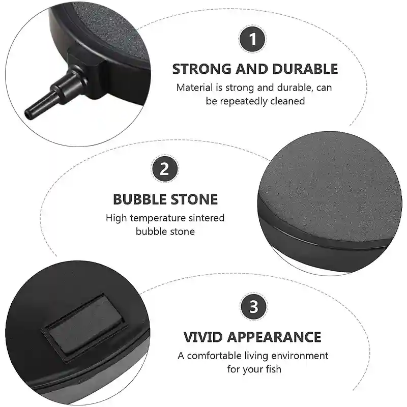 Aquarium Bubble Stone Durable Air Stones for Aquatic Oxygenation 10/13/20cm - Image 4