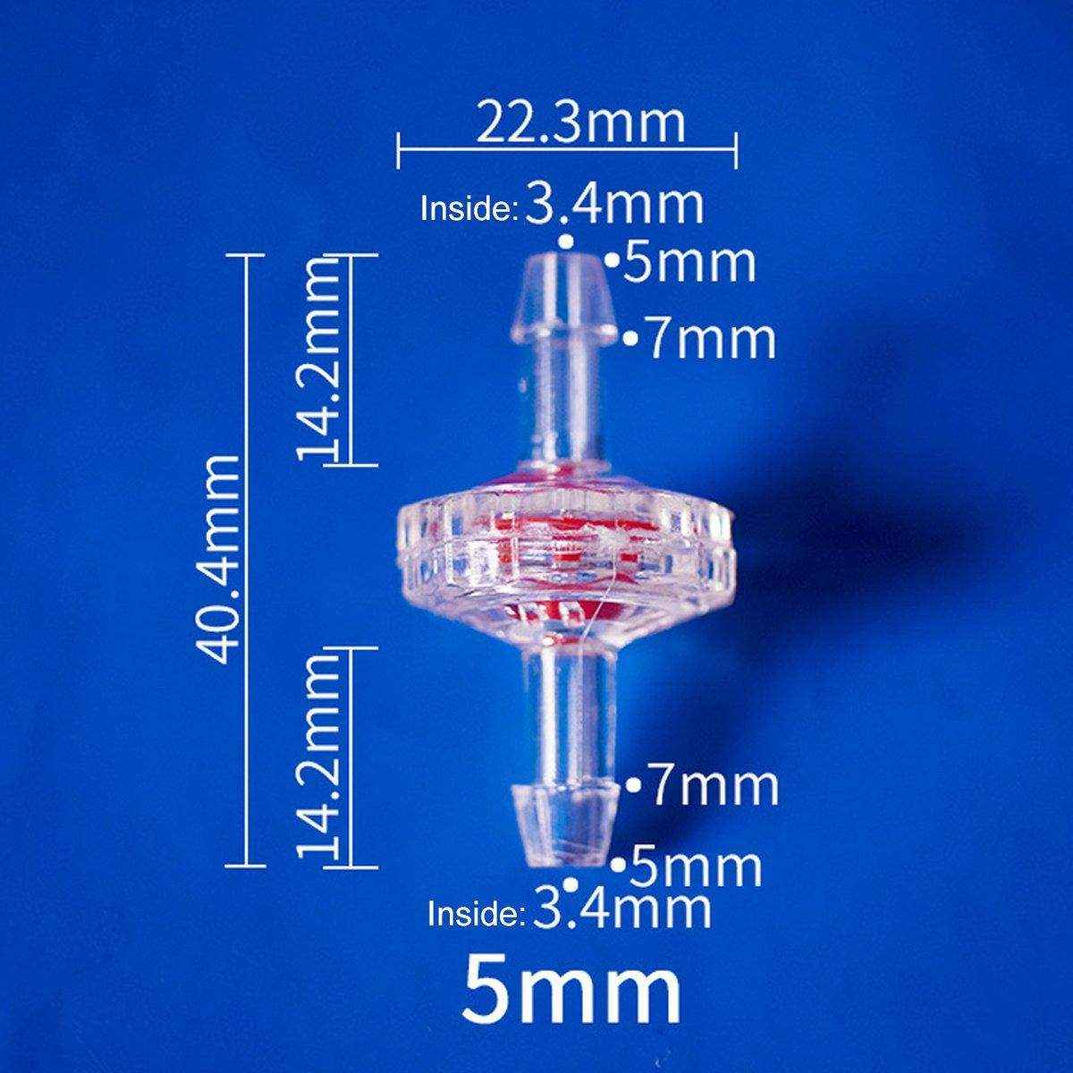 10pcs Plastic Check Valve Water Air Stop Valve for Aquarium Fish Tank Air Pump - Image 6