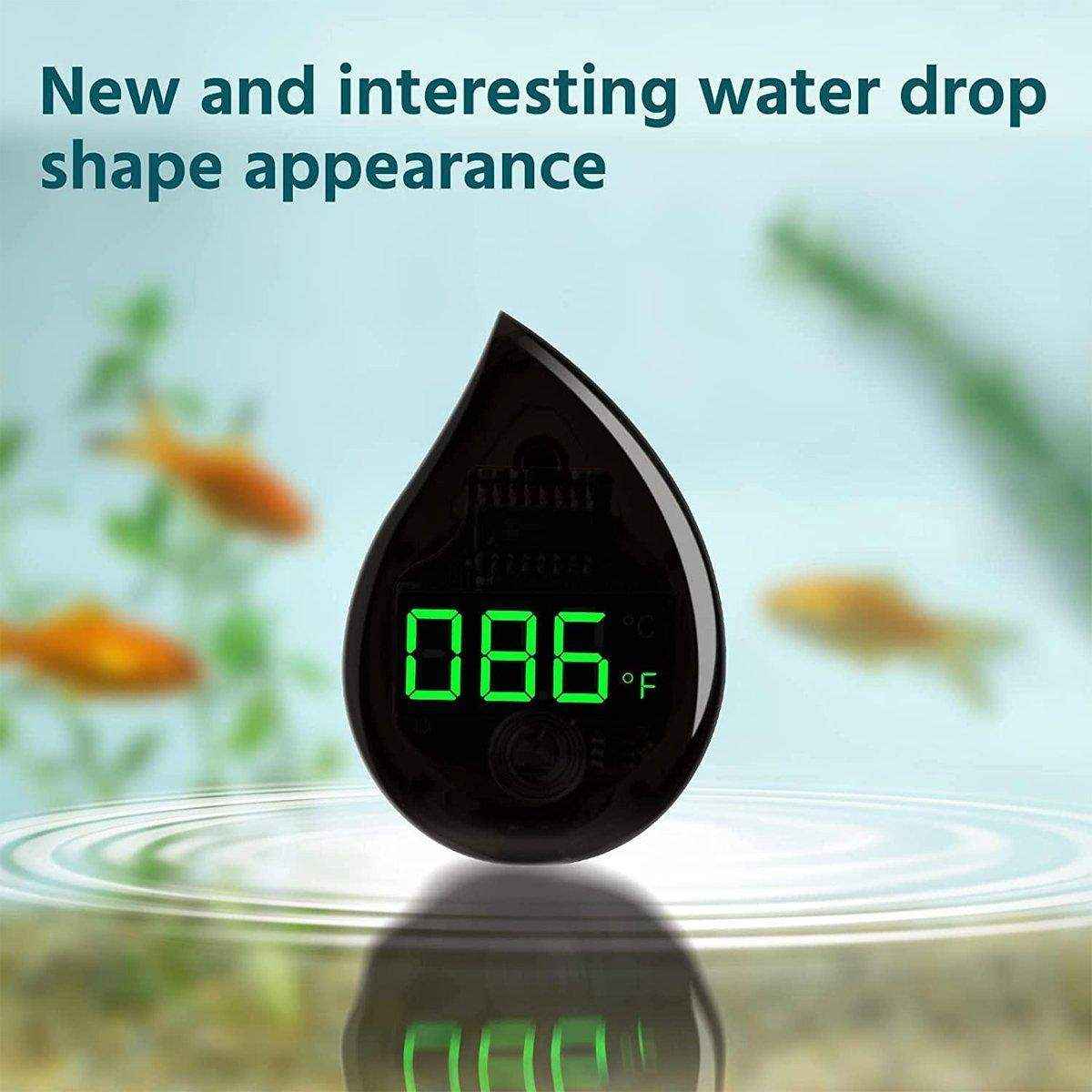 Fish Tank Thermometer Mini Small Electronic High Precision LED Digital Display - Image 11