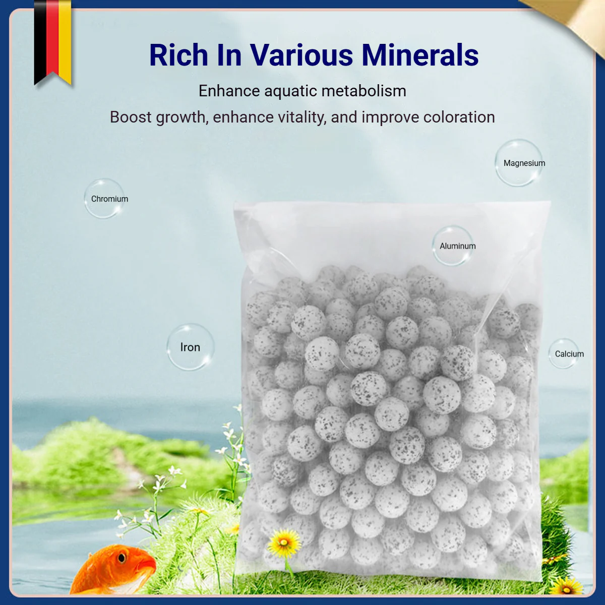 Aquarium Filter Media Quartz Balls 1000ML - Image 11