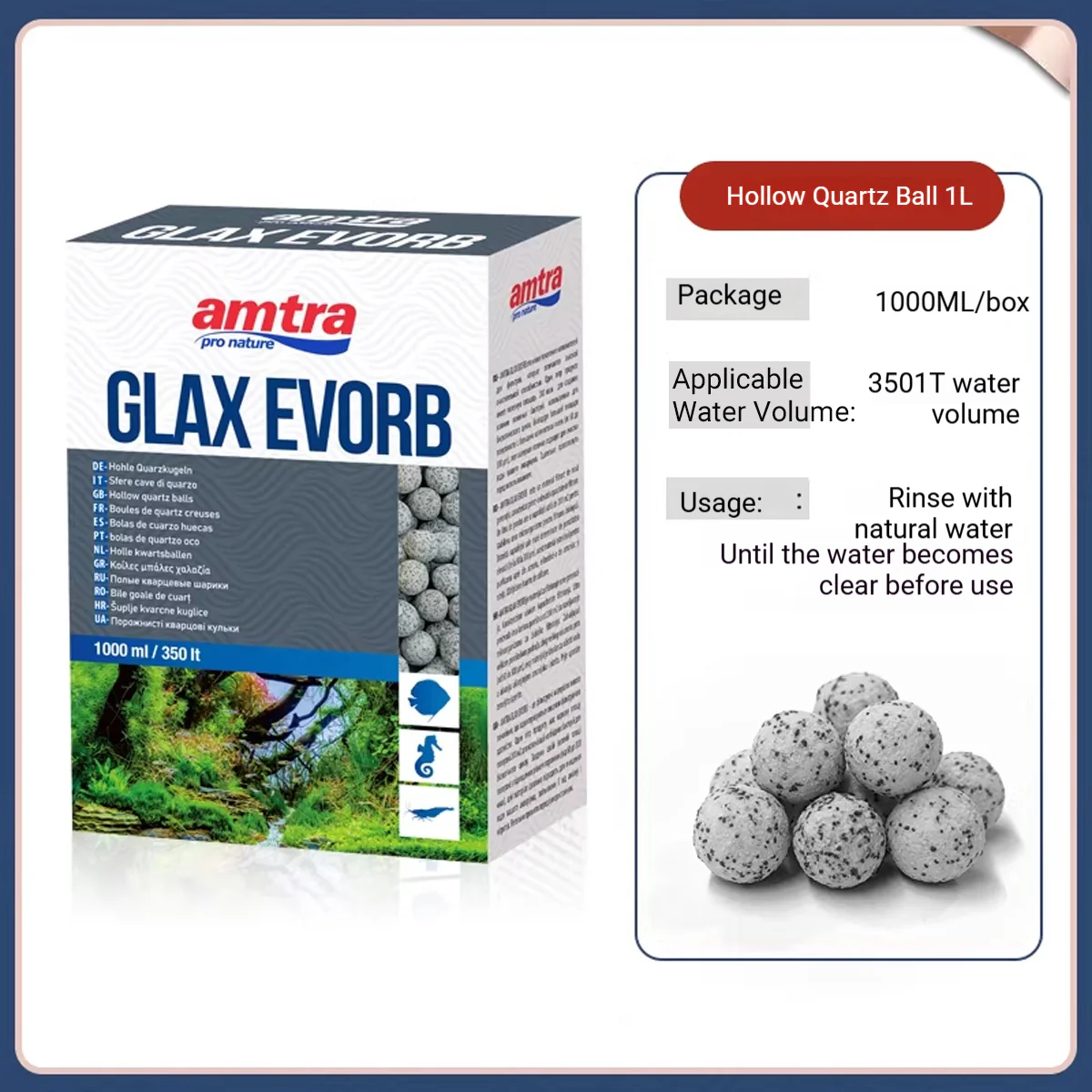 Aquarium Filter Media Quartz Balls 1000ML - Image 5