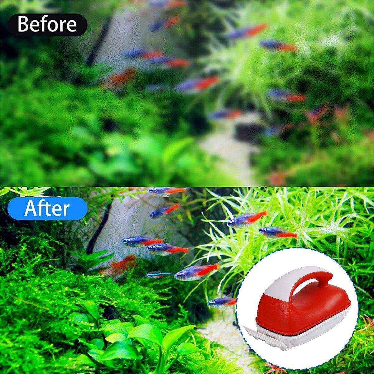 Aquarium Fish Tank  Magnetic Brush With Scraper - Image 8