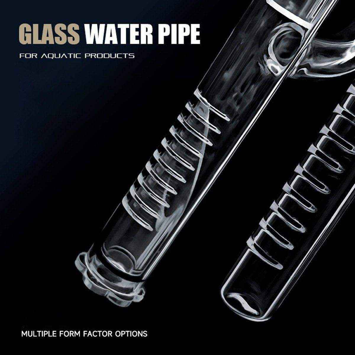 Aquarium Glass Inlet Outlet Pipe Fish Tank Filter Oil Film Remover Plant Holder - Image 7