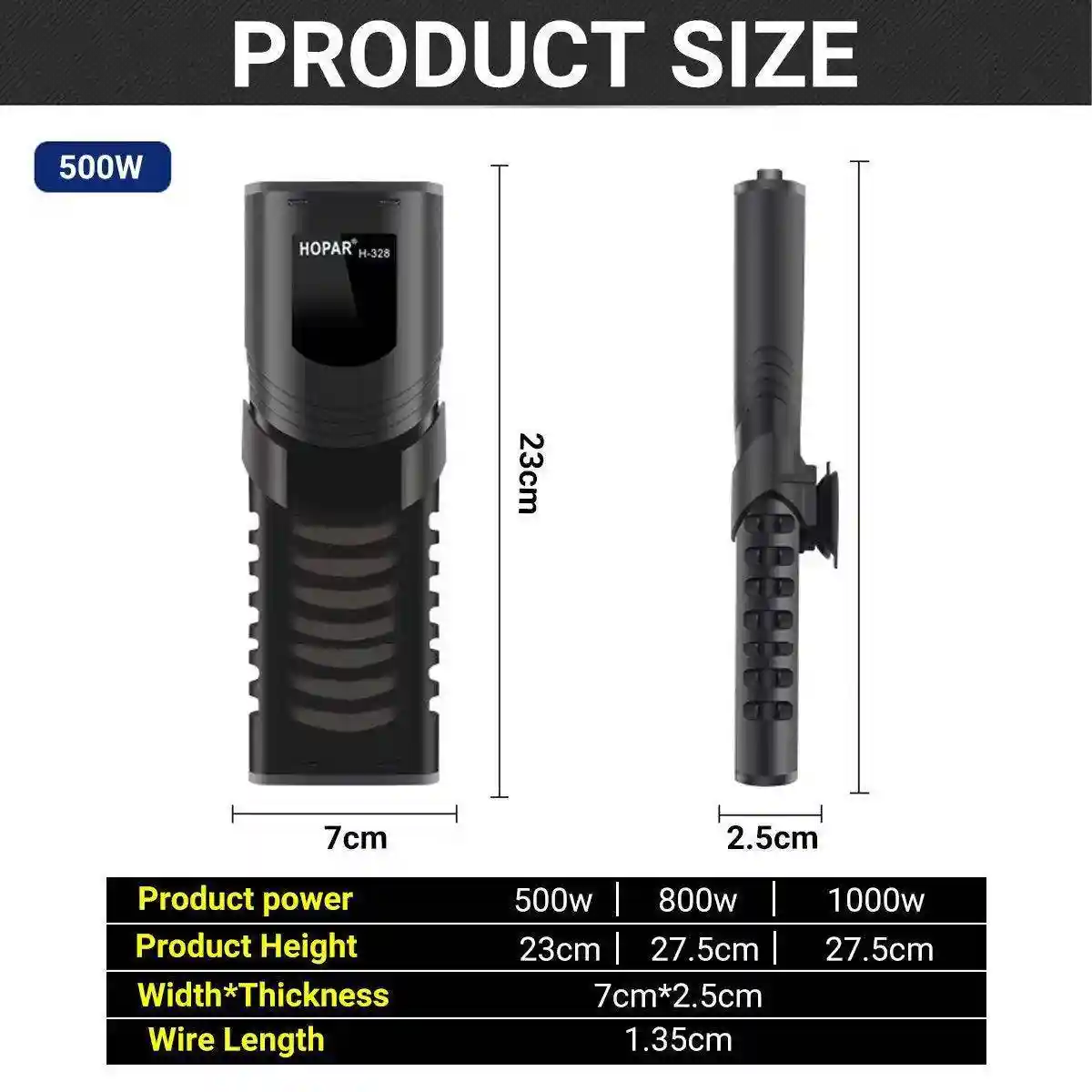 Submersible Aquarium Heater Rod Intelligent Temperature Control with LED Display - Image 9