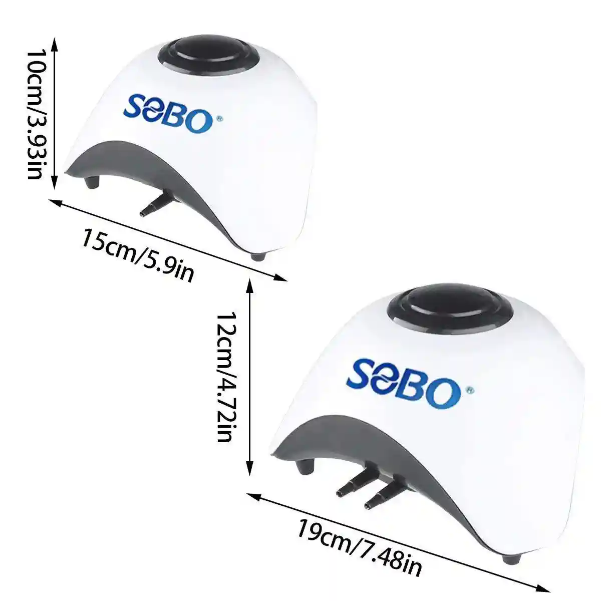 Aquarium Oxygen Pump Quiet Adjustable Bubbler for Fish Tank - Image 10