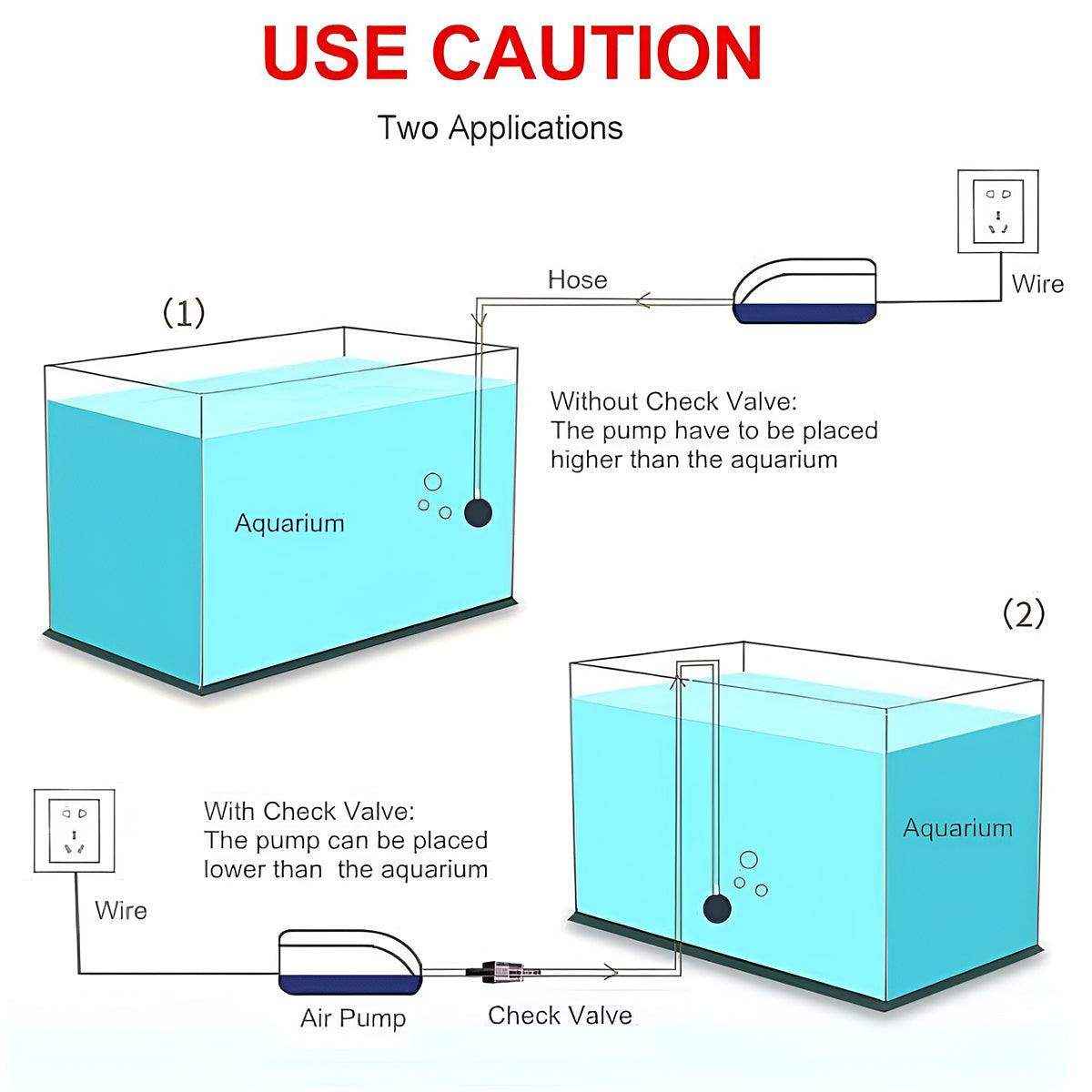 Aquarium Oxygen Pump Quiet Adjustable Bubbler for Fish Tank - Image 7