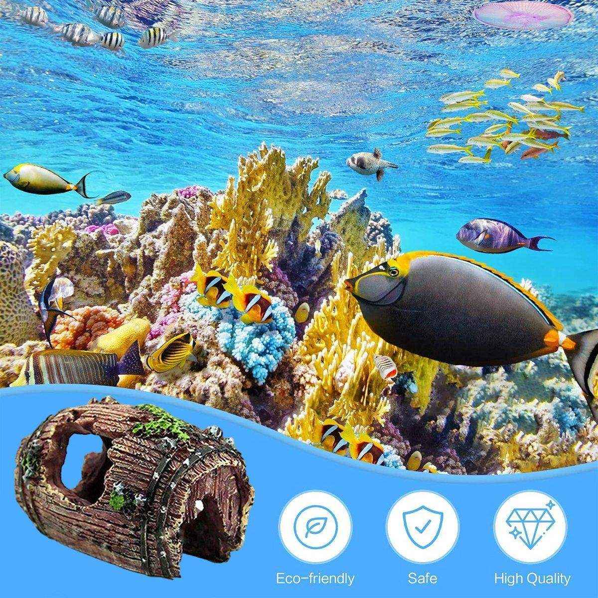 3pcs Aquarium Resin Tree Ornament Fish Tank Decoration Submerged Wood Cave - Image 12