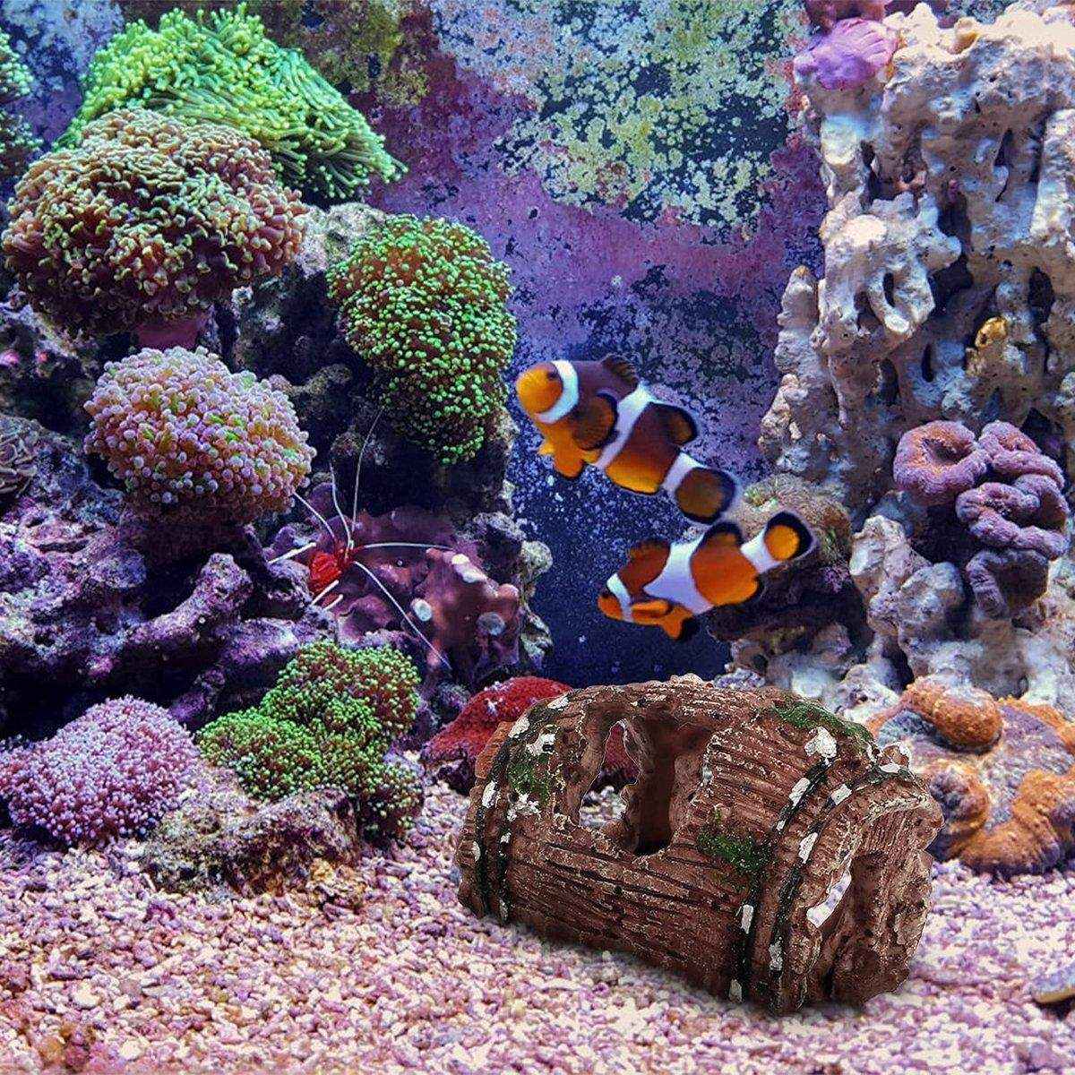 3pcs Aquarium Resin Tree Ornament Fish Tank Decoration Submerged Wood Cave - Image 8
