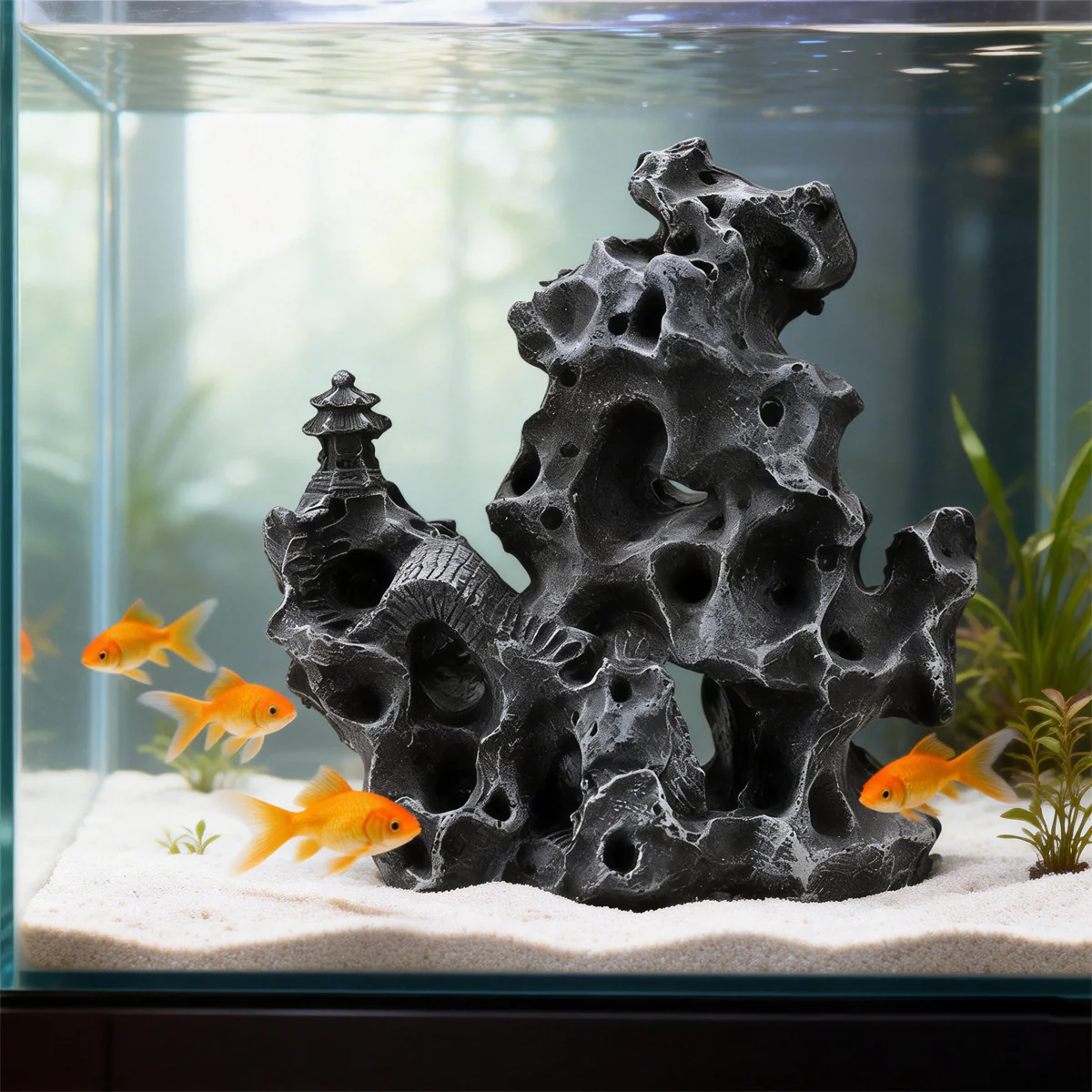 Aquarium Rock Ornament Resin Landscaping Decoration - Image 12