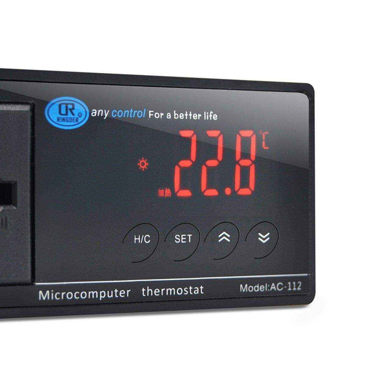Reliable Aquarium Temperature Controllers with Dual Socket and Digital Display - Image 12