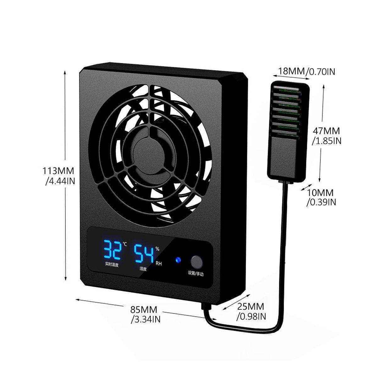 Ventilation Fans For Reptile Enclosure Temperature Controlled Fan - Image 11