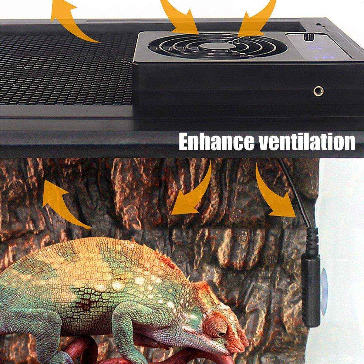 Ventilation Fans For Reptile Enclosure Temperature Controlled Fan - Image 14