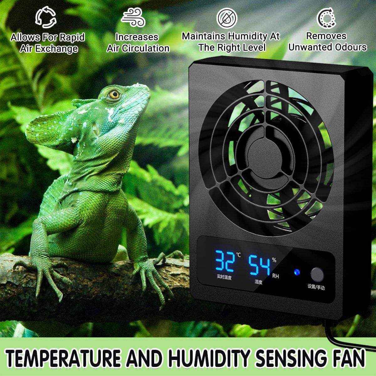 Ventilation Fans For Reptile Enclosure Temperature Controlled Fan - Image 3