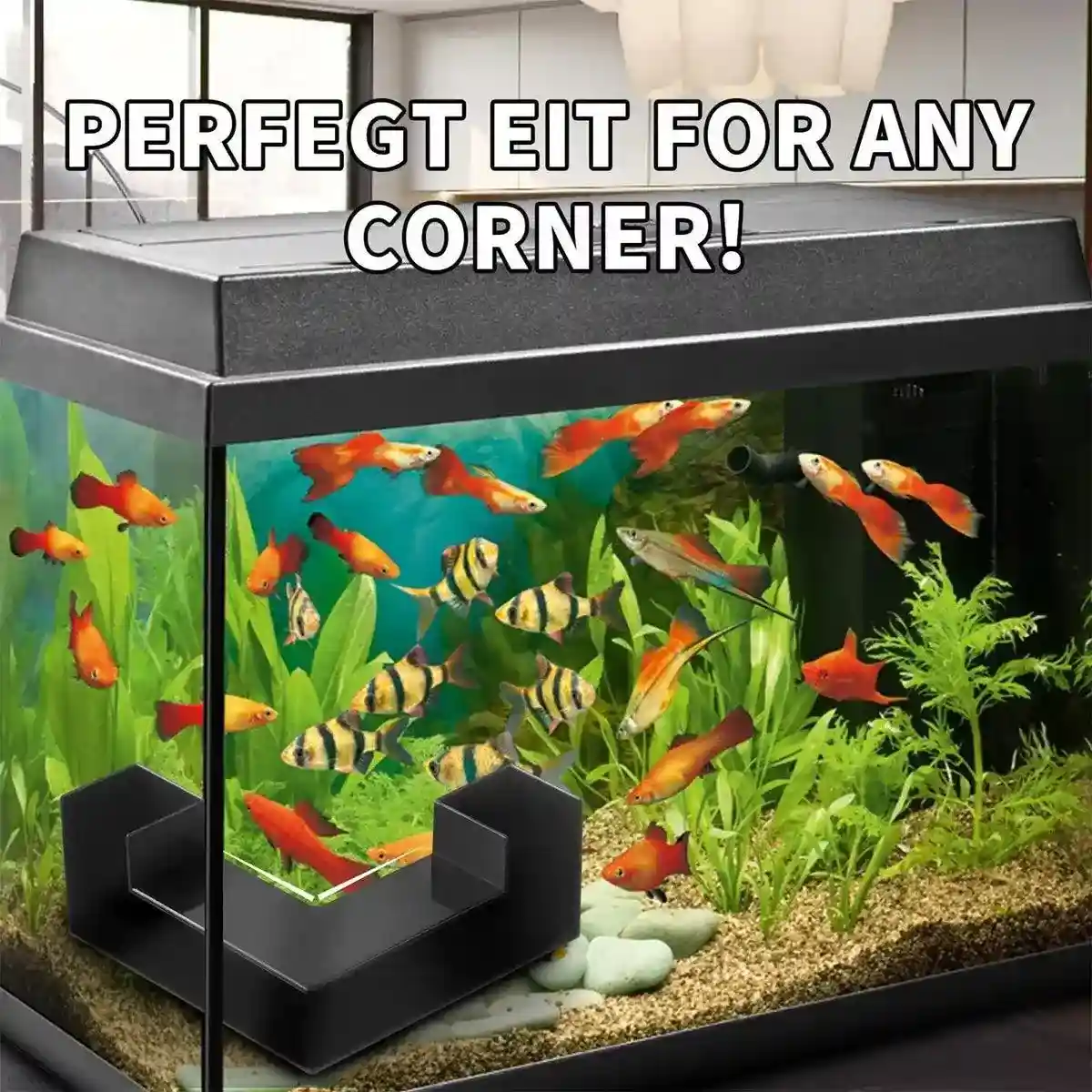 Creative Fish Hideout Aquarium Tunnel Space-Saving Underwater Shelter - Image 6