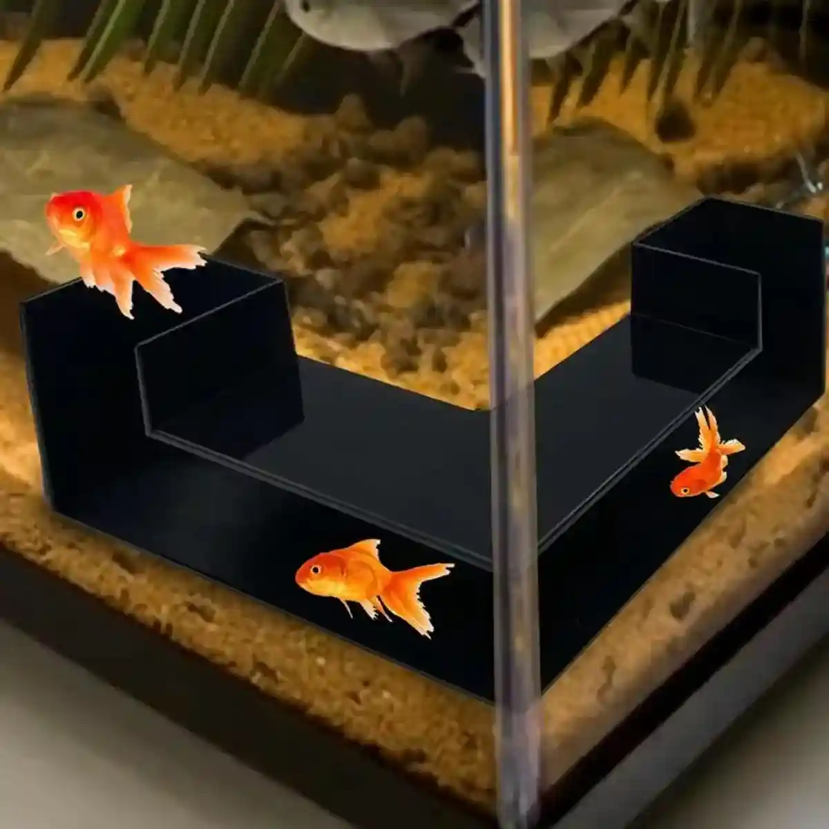 Creative Fish Hideout Aquarium Tunnel Space-Saving Underwater Shelter - Image 8