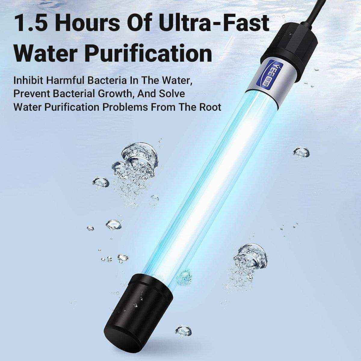 Fish Tank UV Fish Pond Water Purification Algae Removal Diving Sterilization Lamp - Image 5