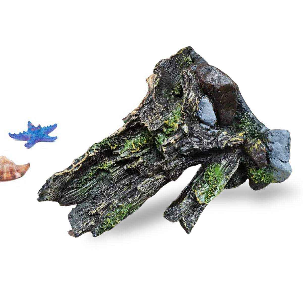 Natural Driftwood Style Aquarium Wood Decor Resin Ornament - Image 5