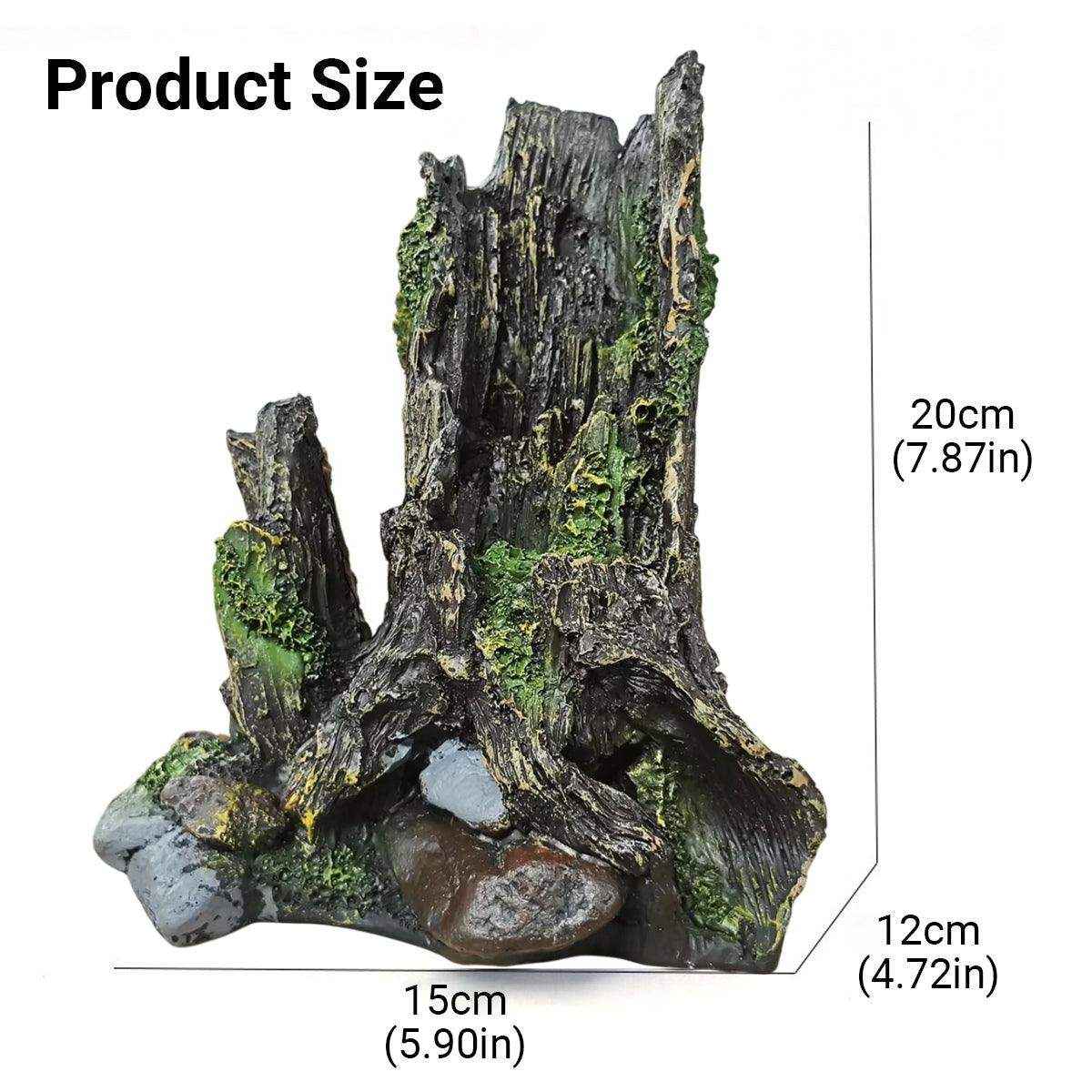 Natural Driftwood Style Aquarium Wood Decor Resin Ornament - Image 7