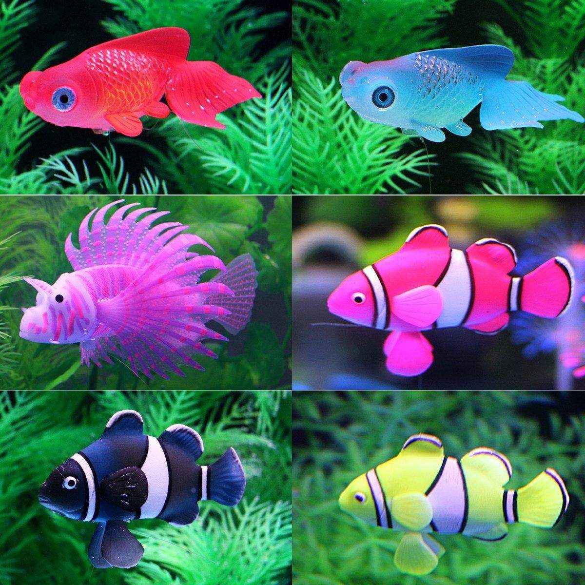 Artificial Aquarium Fish Decorations Silicone Betta Moving Floating Small Fish - Image 13
