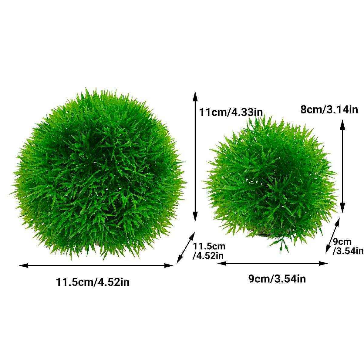 Artificial Aquarium Plants Lifelike Artificial Aquarium Grass Balls - Image 13