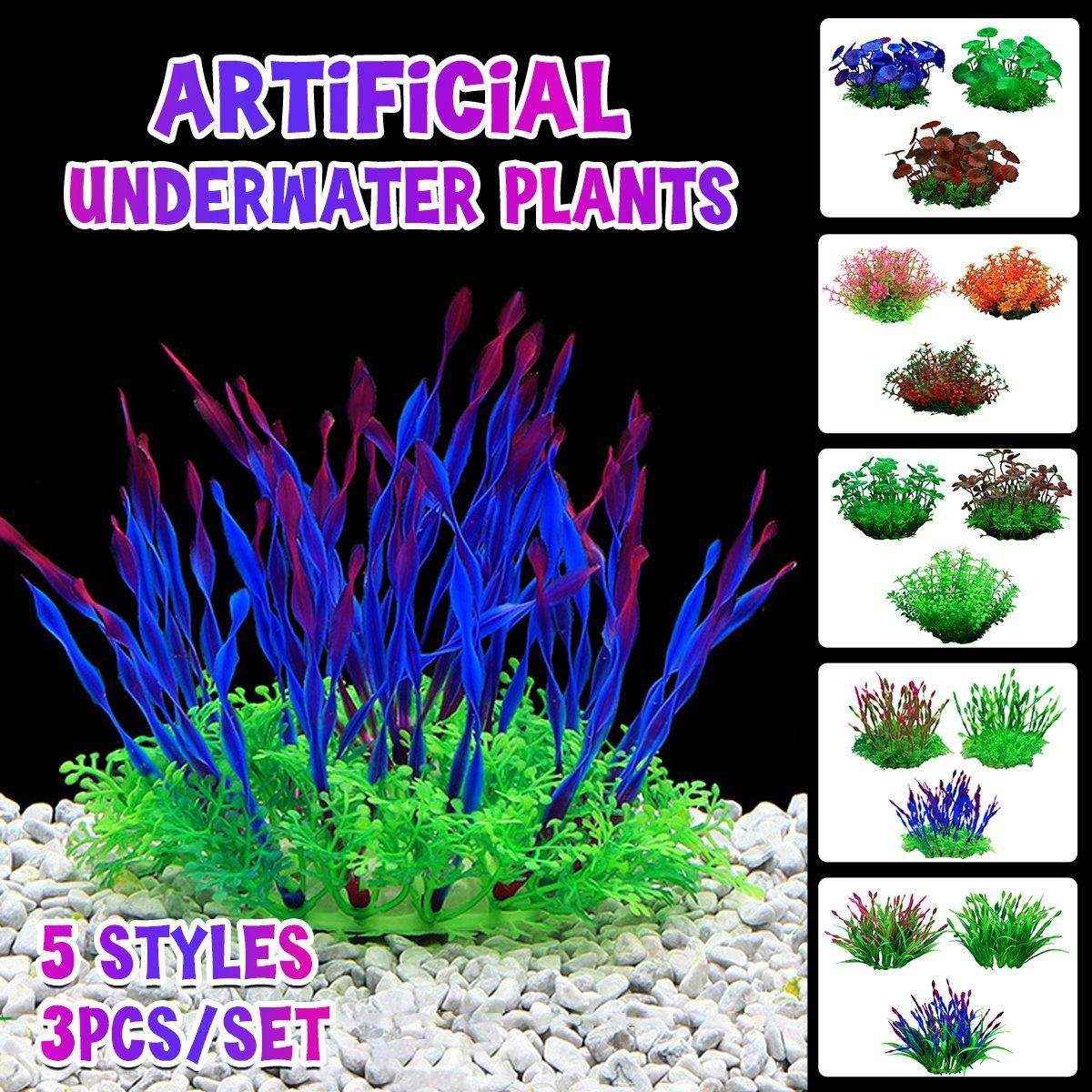Artificial Aquarium Grass Vibrant Decorative Plants for Fish Tanks