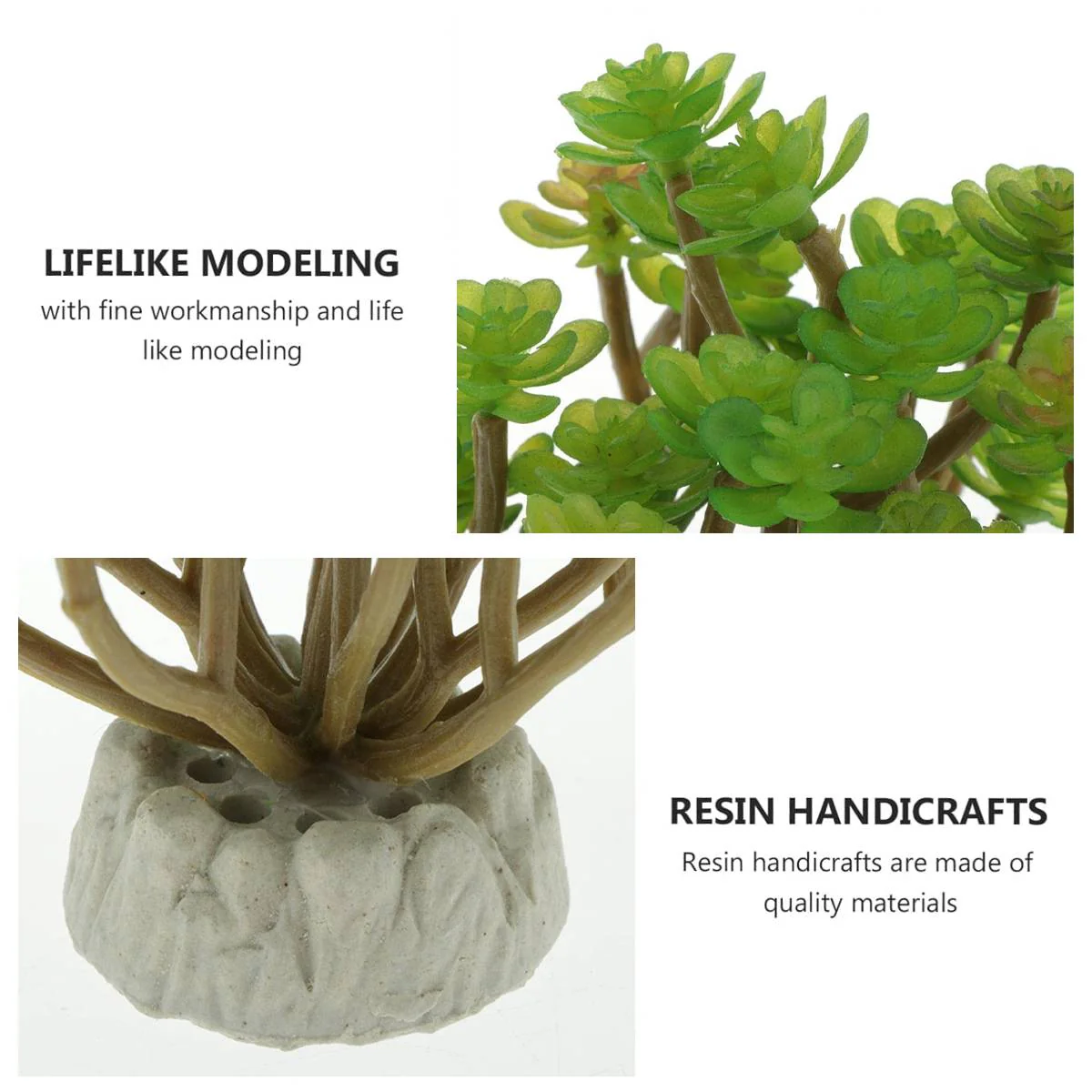 Artificial Aquarium Plant Resin Fish Tank Decor - Image 9