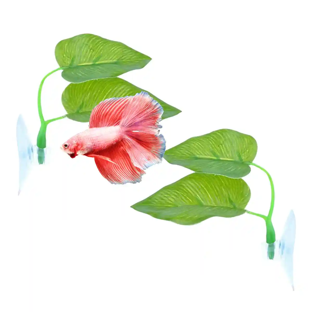 4pcs Artificial Betta Fish Leaves Artificial Aquarium Plants - Image 5