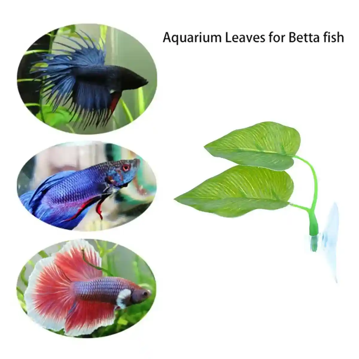 4pcs Artificial Betta Fish Leaves Artificial Aquarium Plants - Image 6